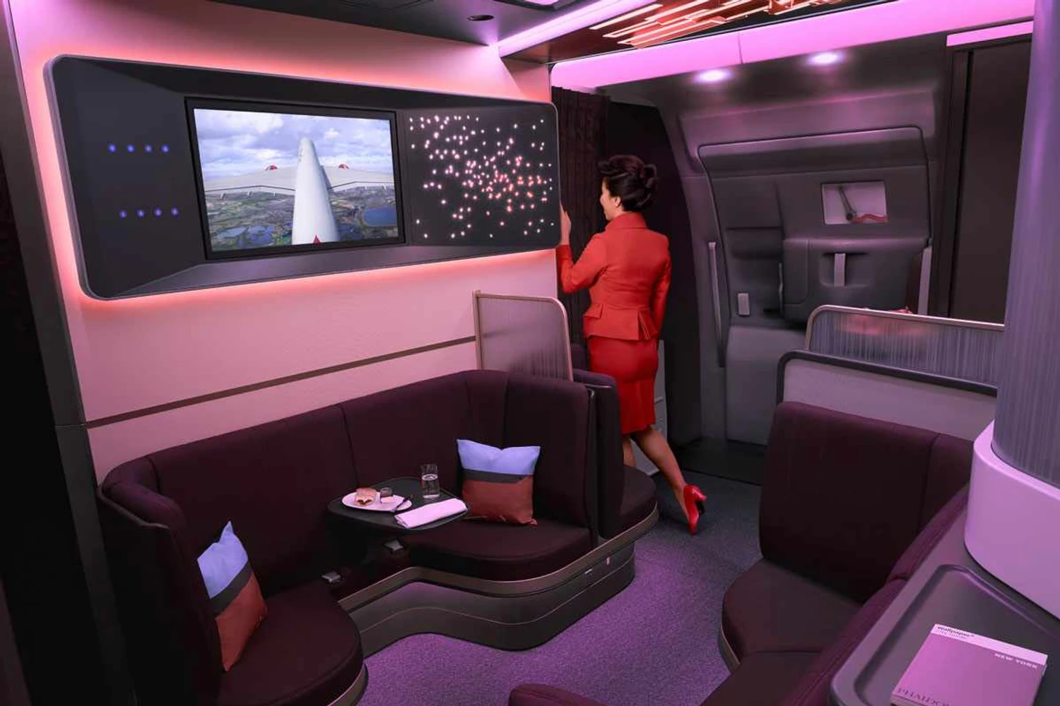Virgin Atlantic A350 loft: differential to win customers