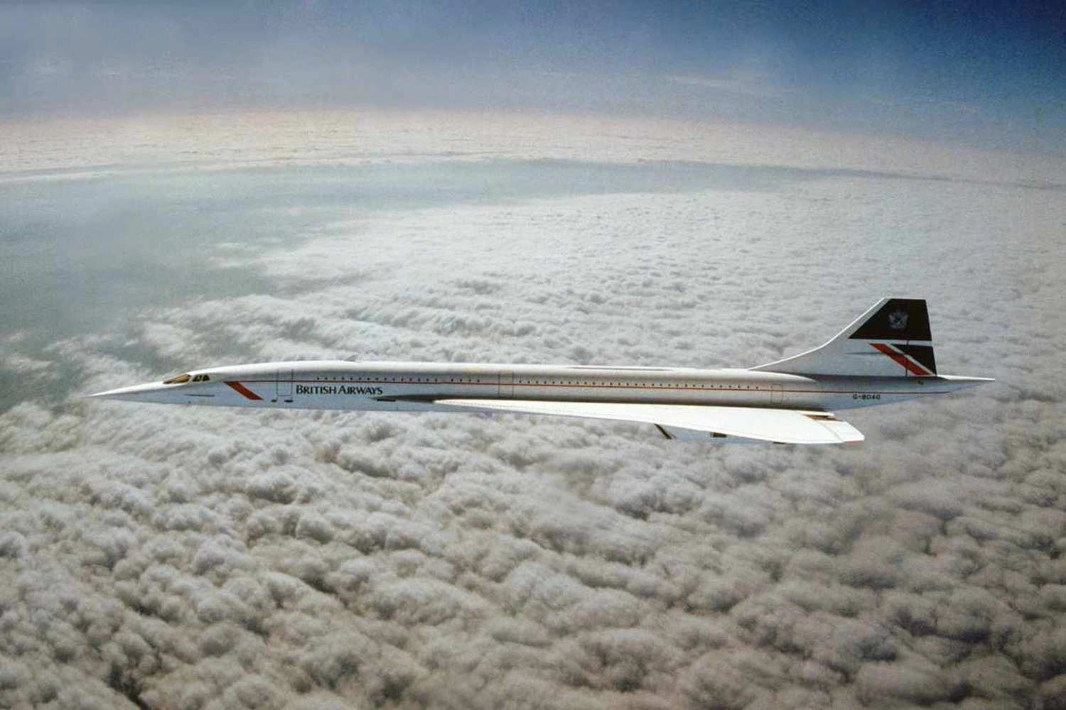 A British Airways Concorde holds the record for crossing the Atlantic with 2 hours and 53 minutes (BA)