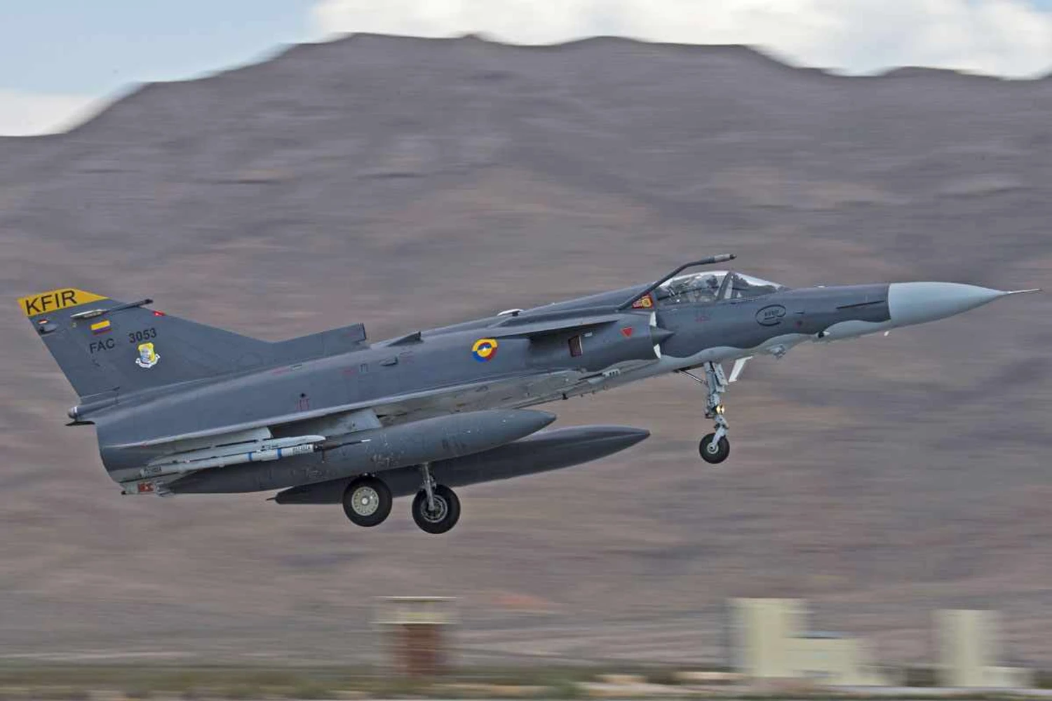 Colombian Kfir fighters (USAF/Sgt. Angela Ruiz)