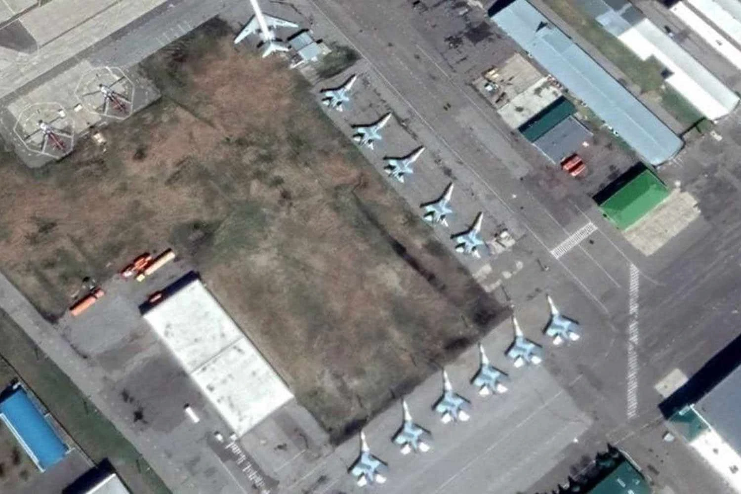 Su-35 fighters that should have been delivered to Egypt at a Russian factory