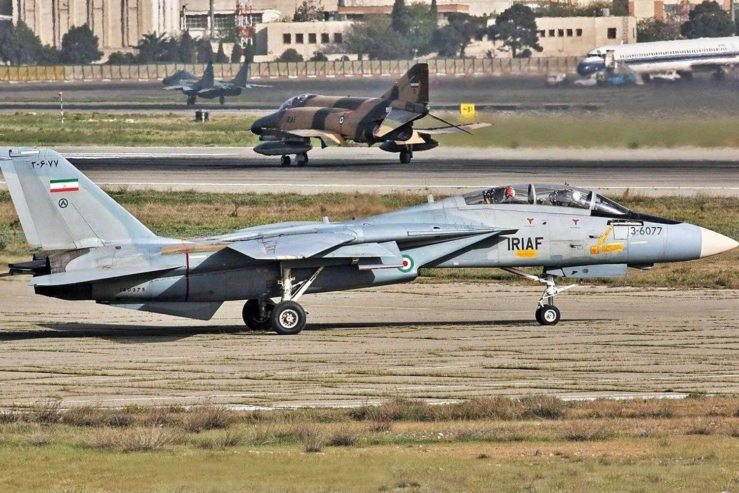 The Iranian F-14, F-4 and MiG-29 fighters