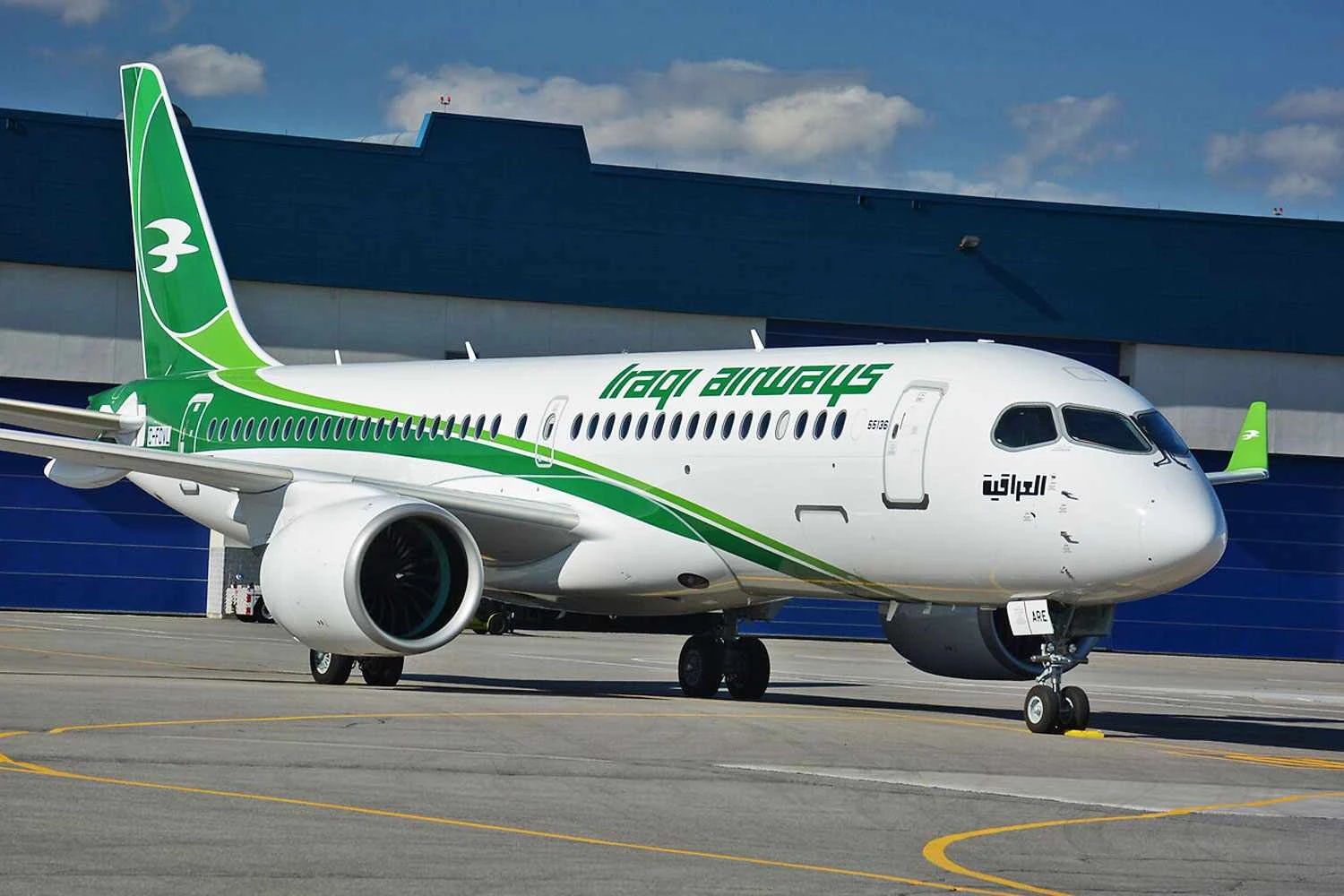 Iraqi Airways' first A220-300 (Airbus)
