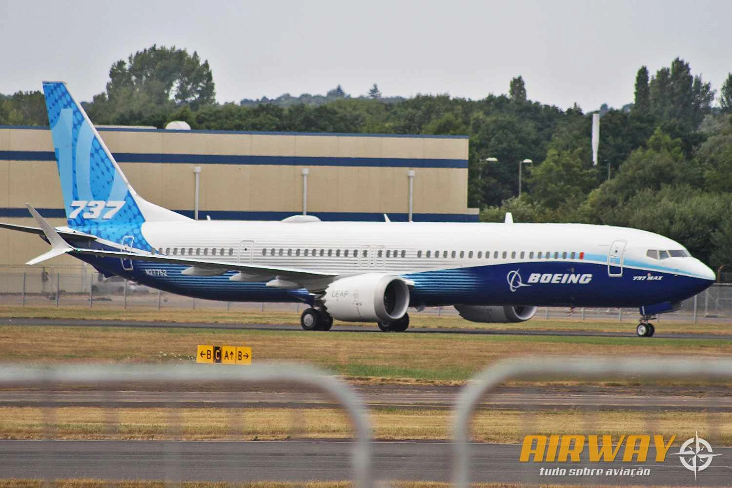 Boeing 737 MAX 10 in Farnborough 22 (Ricardo Meier)
