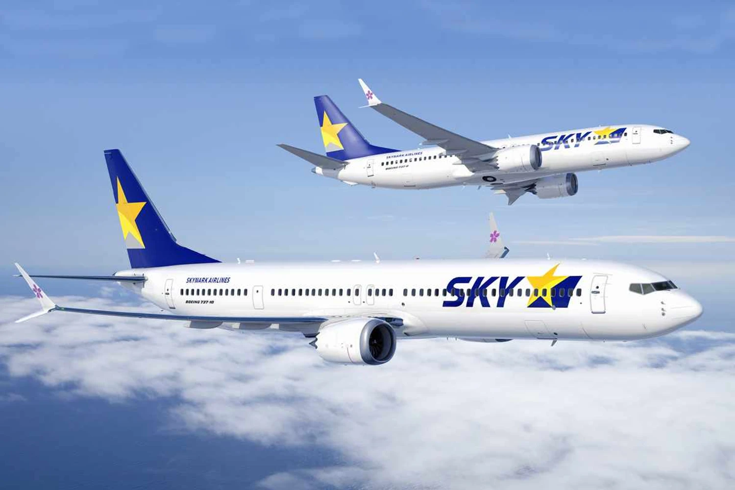 Tradicional operador de aeronaves da Boeing, Skymark Airlines quer renovar sua frota com os jatos 737-8 e 737-10 (Boeing)