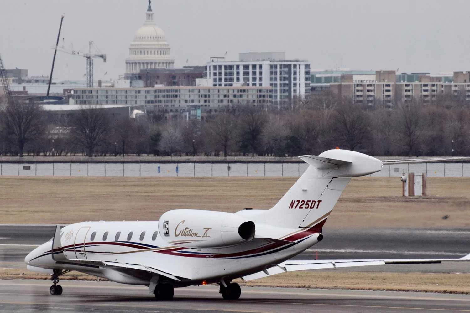 Donald Trump's Cessna Citation X corporate jet (Vivaldi)