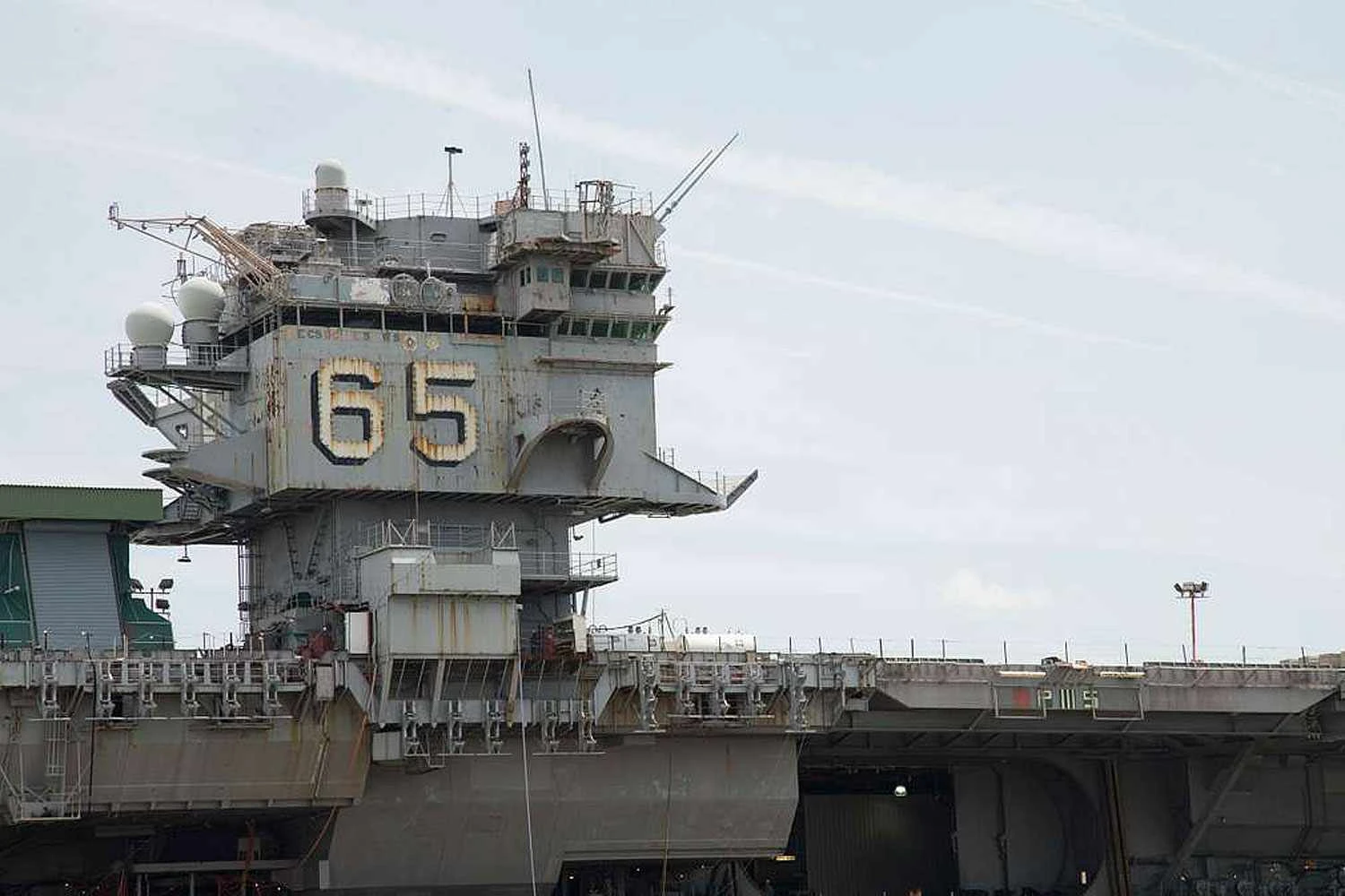 Ex-USS Enterprise island (USN)