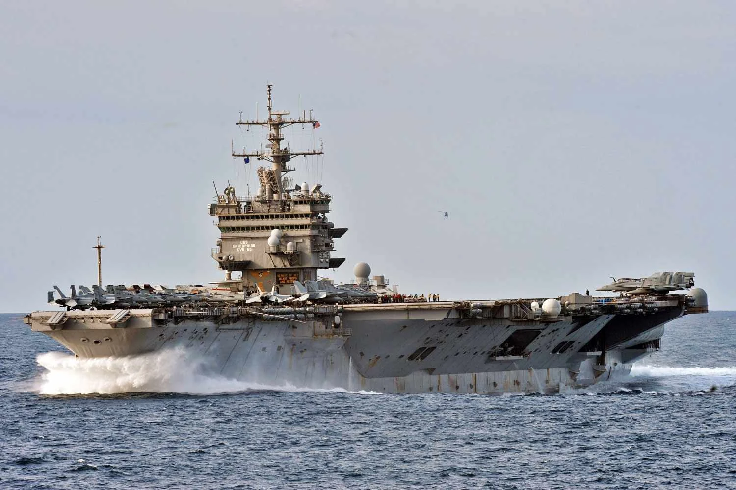 Nine tons of steel from the CVN-65 will be used in the new USS Enterprise (US Navy)