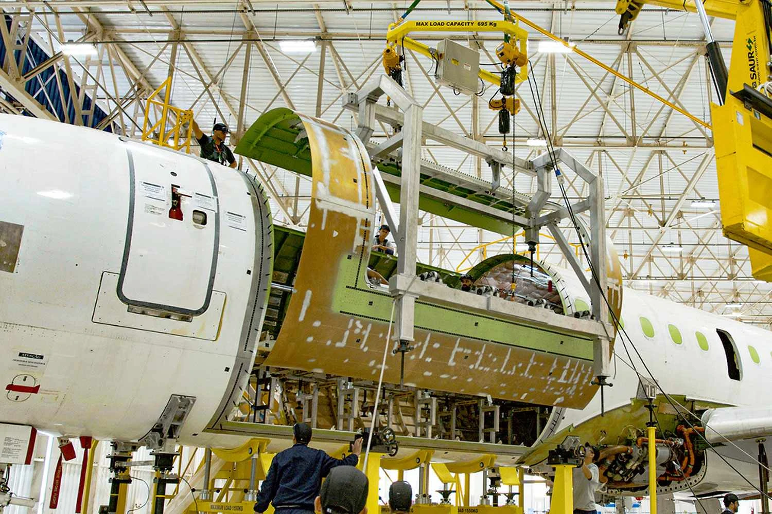 Embraer shows first E190 being converted into a freighter