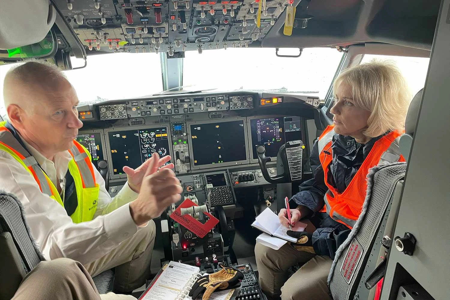 Jennifer Homendy, chairwoman of the NTSB on board the Alaska aircraft (NTSB)