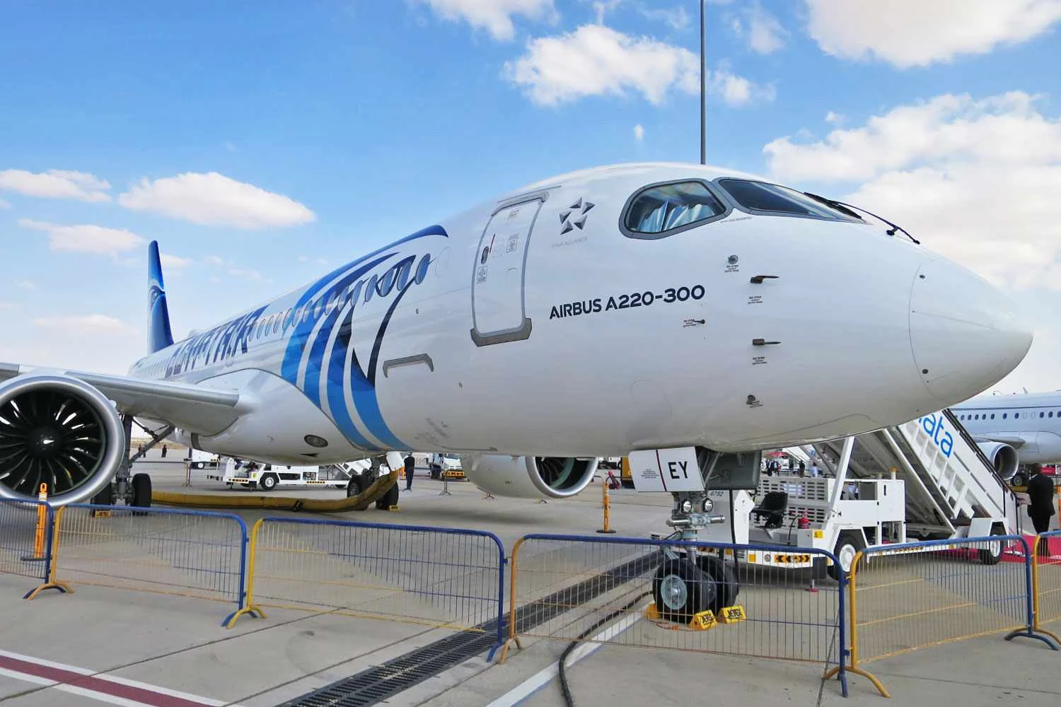 Former EgyptAir A220-300 (Mztourist)