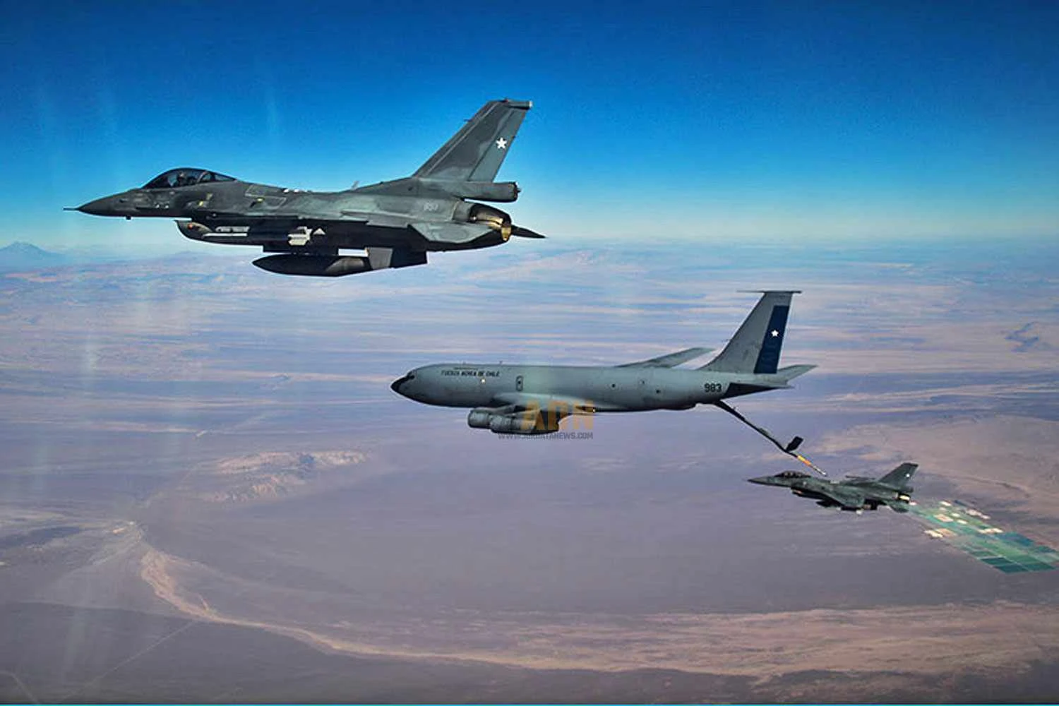 Chilean KC-135 and F-16