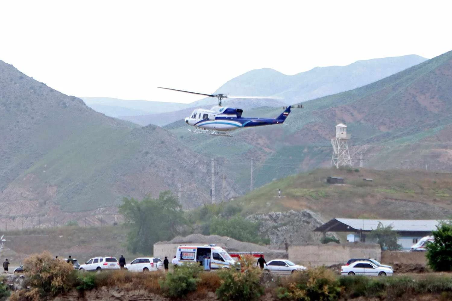 In which helicopter did the president of Iran suffer a fatal accident?