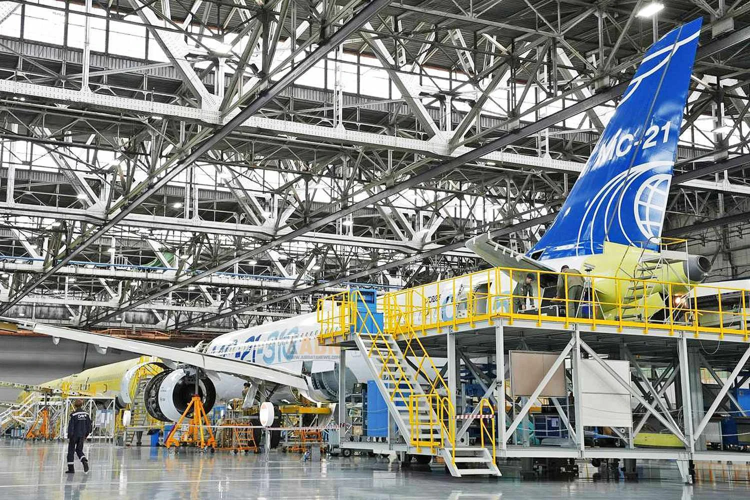 MC-21-310 73055 test aircraft (UAC)