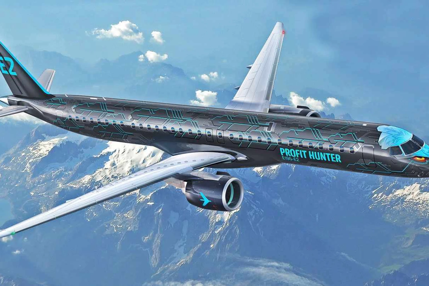 E195-E2 jet now flies further and carries four more passengers