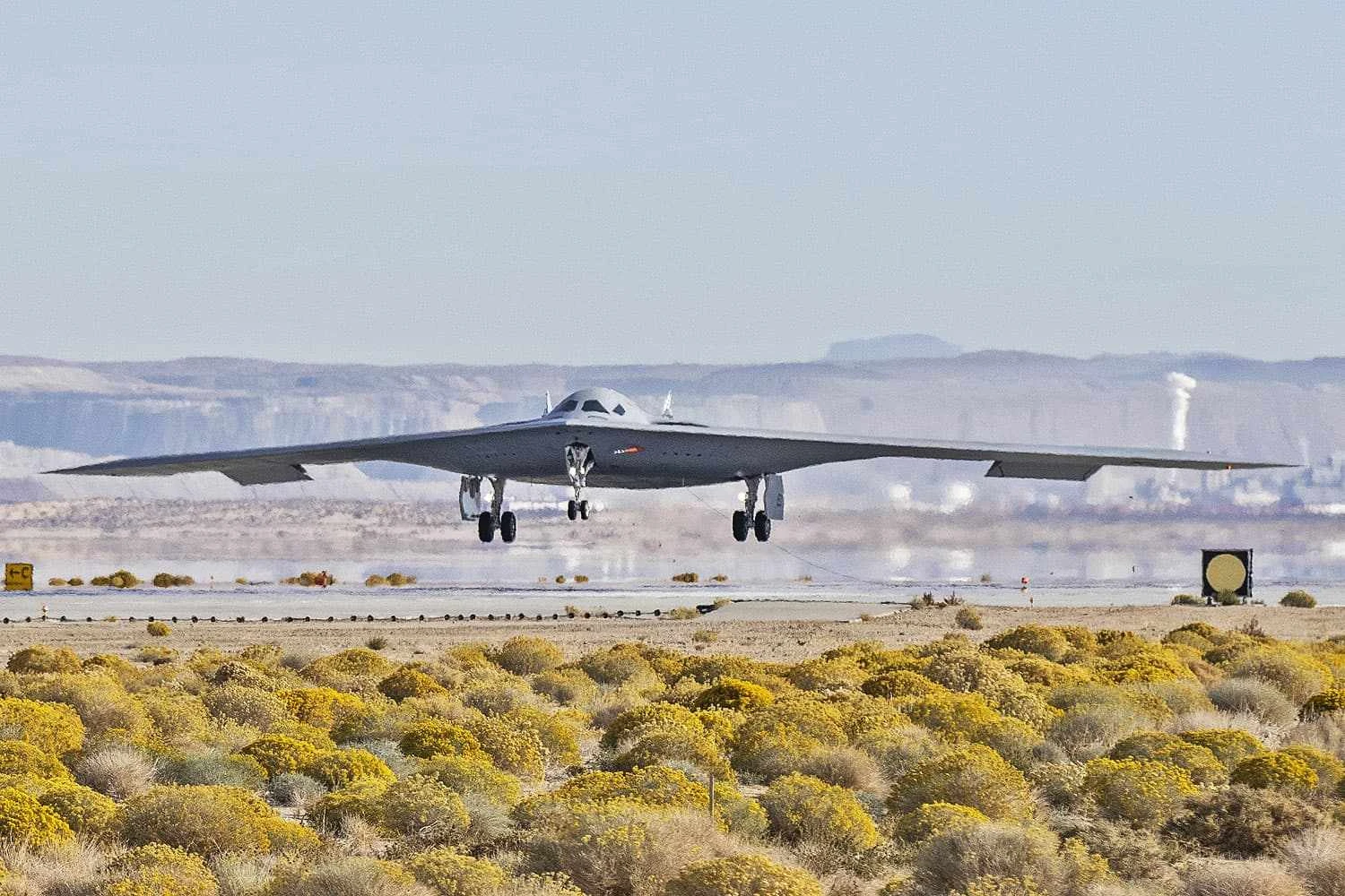 O B-21 in Edwards
