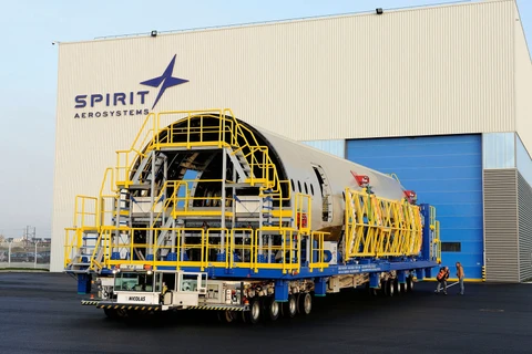 A350 fuselage assembled by Spirit (Spirit Aerosystems)