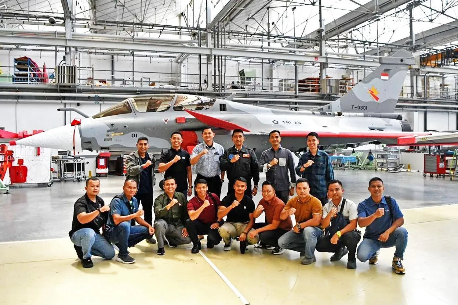 Indonesia takes delivery of the first three Dassault Rafale fighters