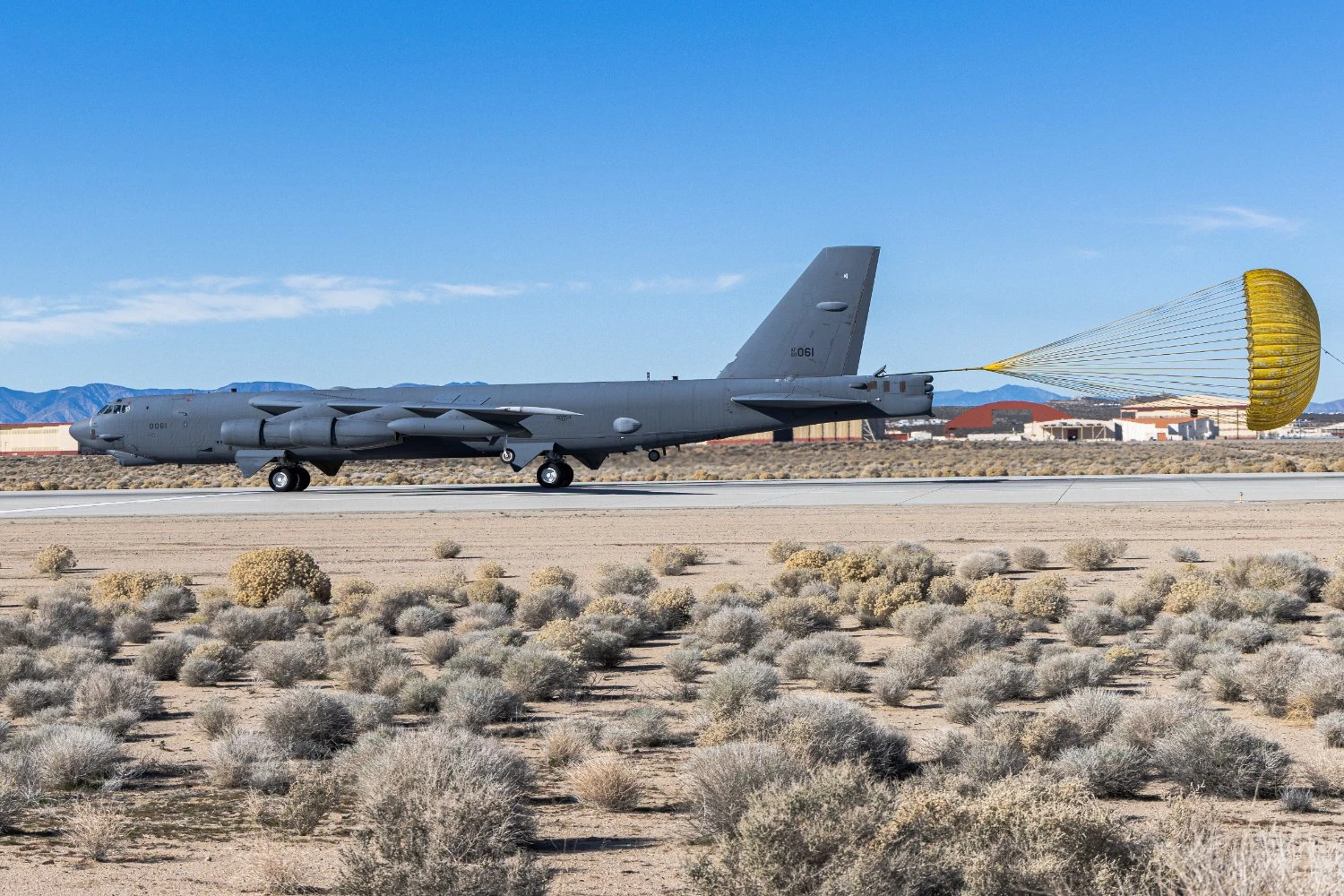 Edwards Air Force Base resumes flight operations one week after fatal B-52 crash