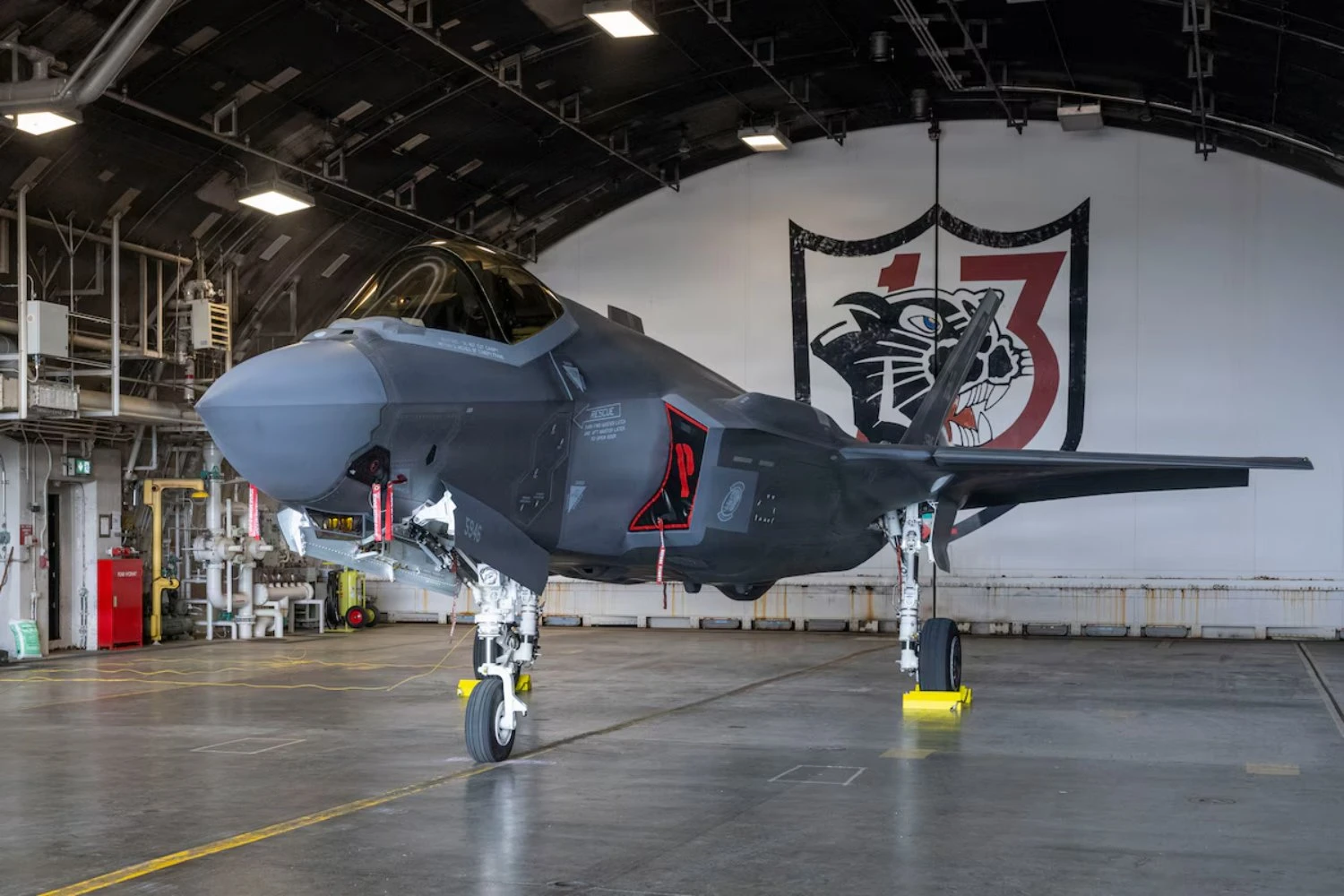 U.S. Air Force F-35A Lightning II assigned to the 13th Fighter Squadron (USAF)