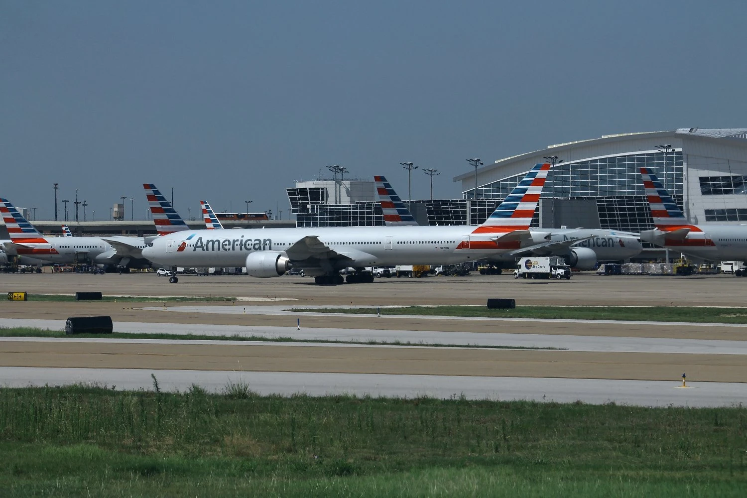 American Airlines aircraft in Dallas-Fort Worth Airport