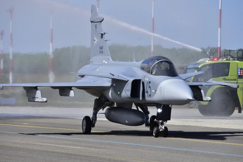 Hungary receives first two additional Gripen fighters