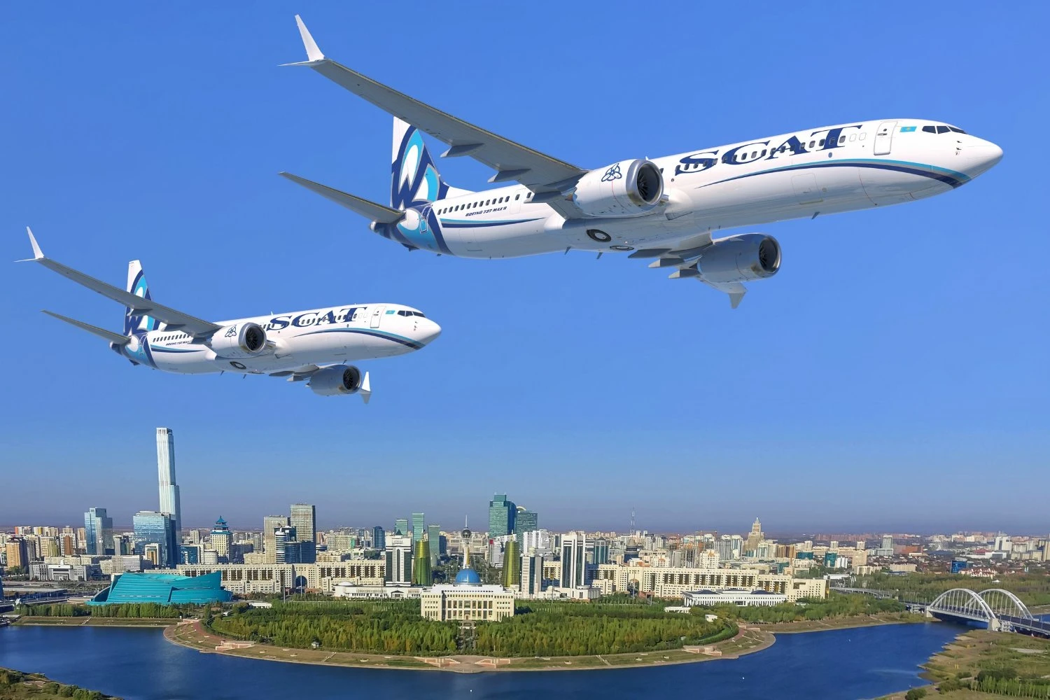 SCAT Airlines orders five more Boeing 737-9 jets