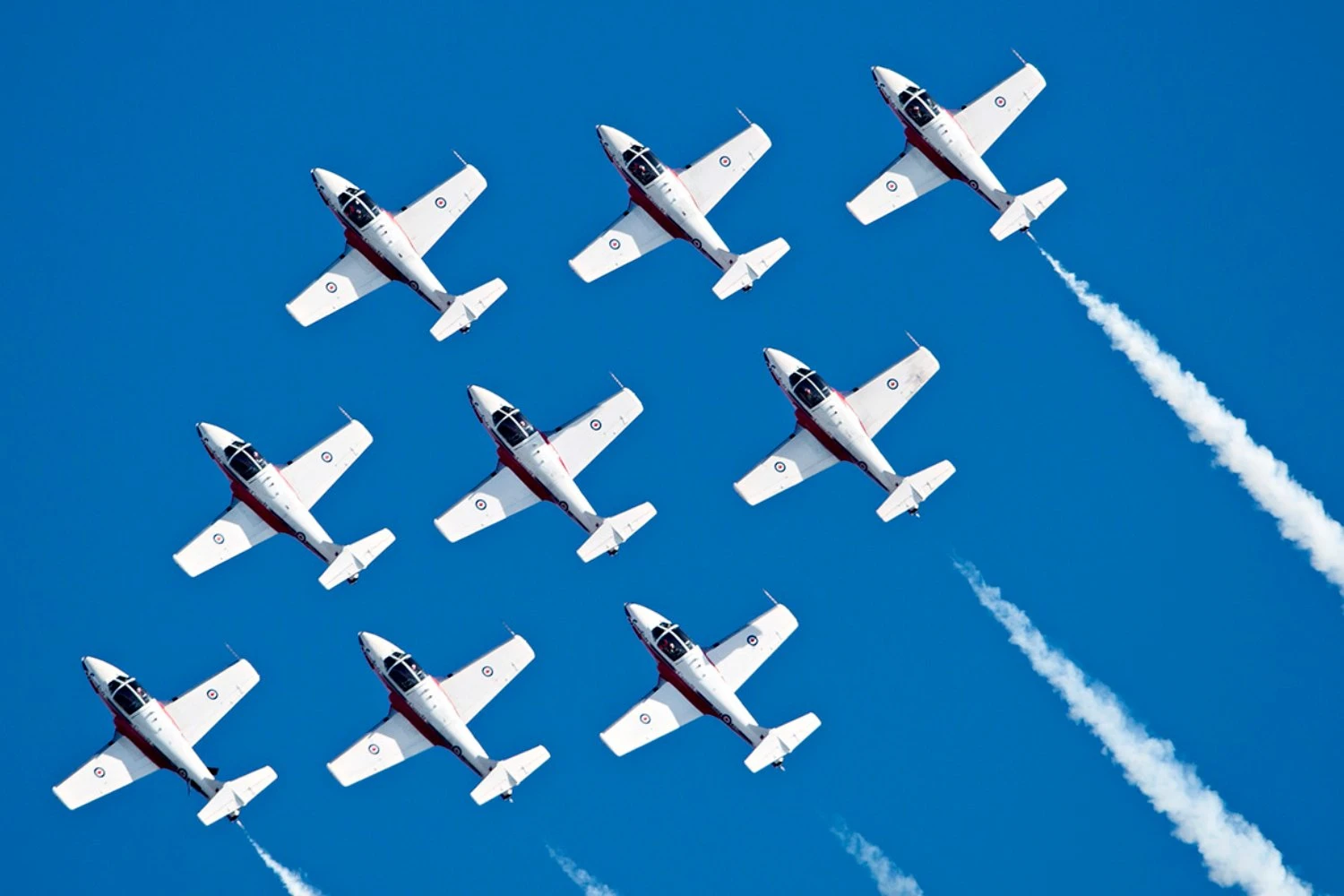 Snowbirds Canadair CT-114 Tutor jets | RCAF