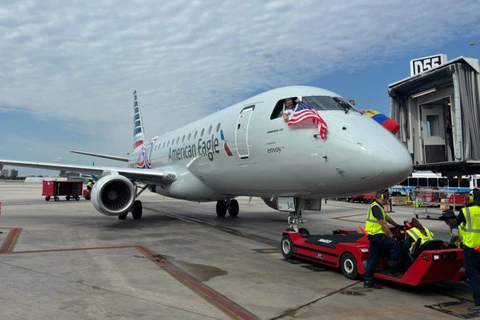 American Airlines unveils centennial livery as it resumes Venezuela flights