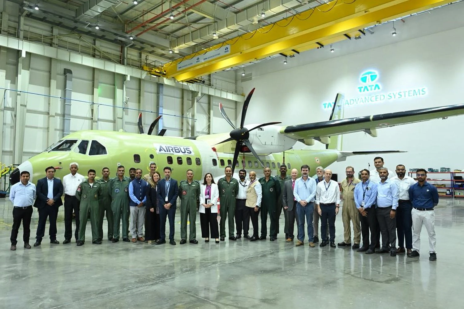 First C295 produced in India by Tata and Airbus | INDIAN AIR FORCE