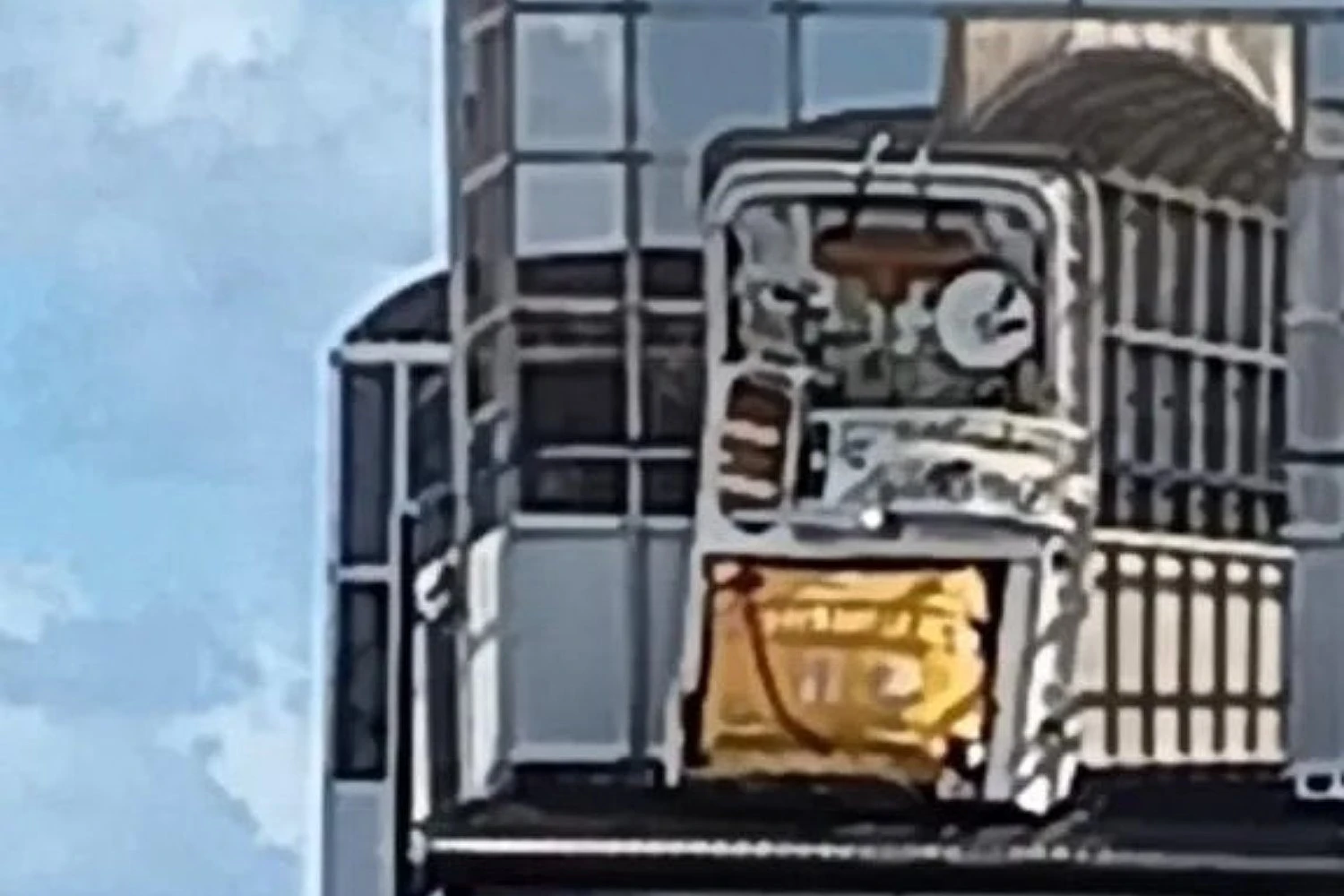 Boeing 787 had its door ripped off during connection to the boarding bridge
