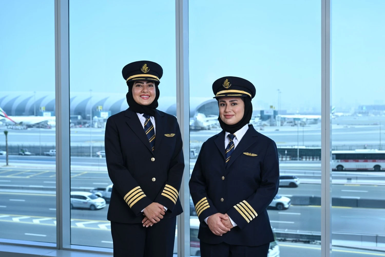 Captains Hanan Mohammed Jawad and Bakhita Al Mheiri | EMIRATES AIRLINE