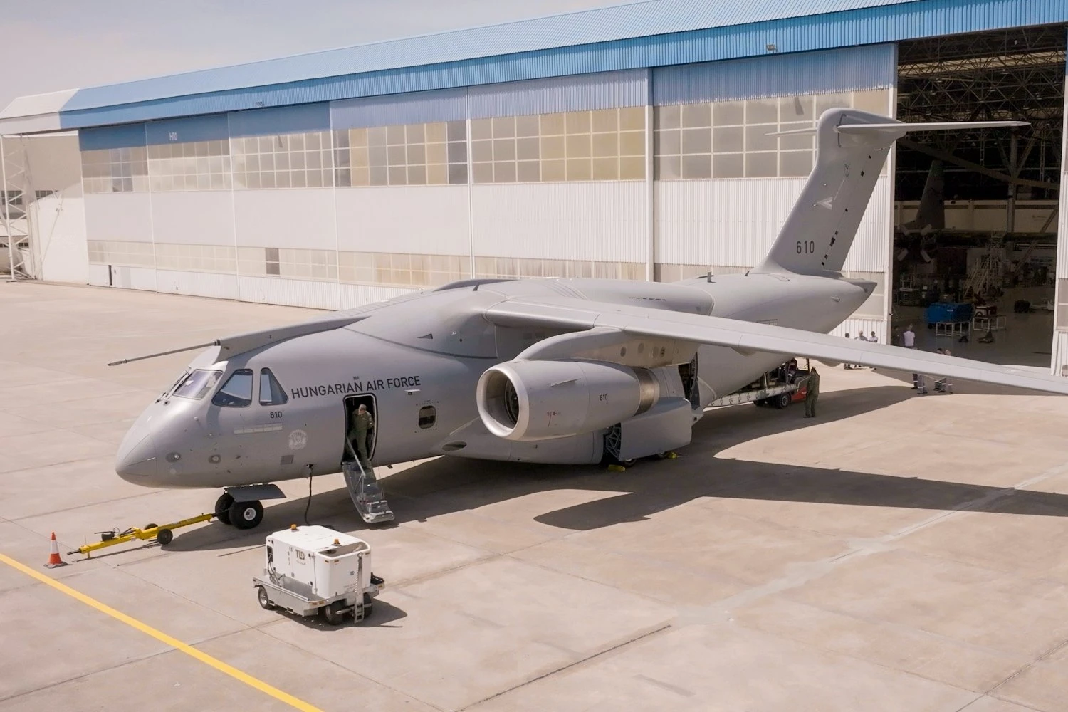 Hungary's C-390 at OGMA in Portugal | EMBRAER