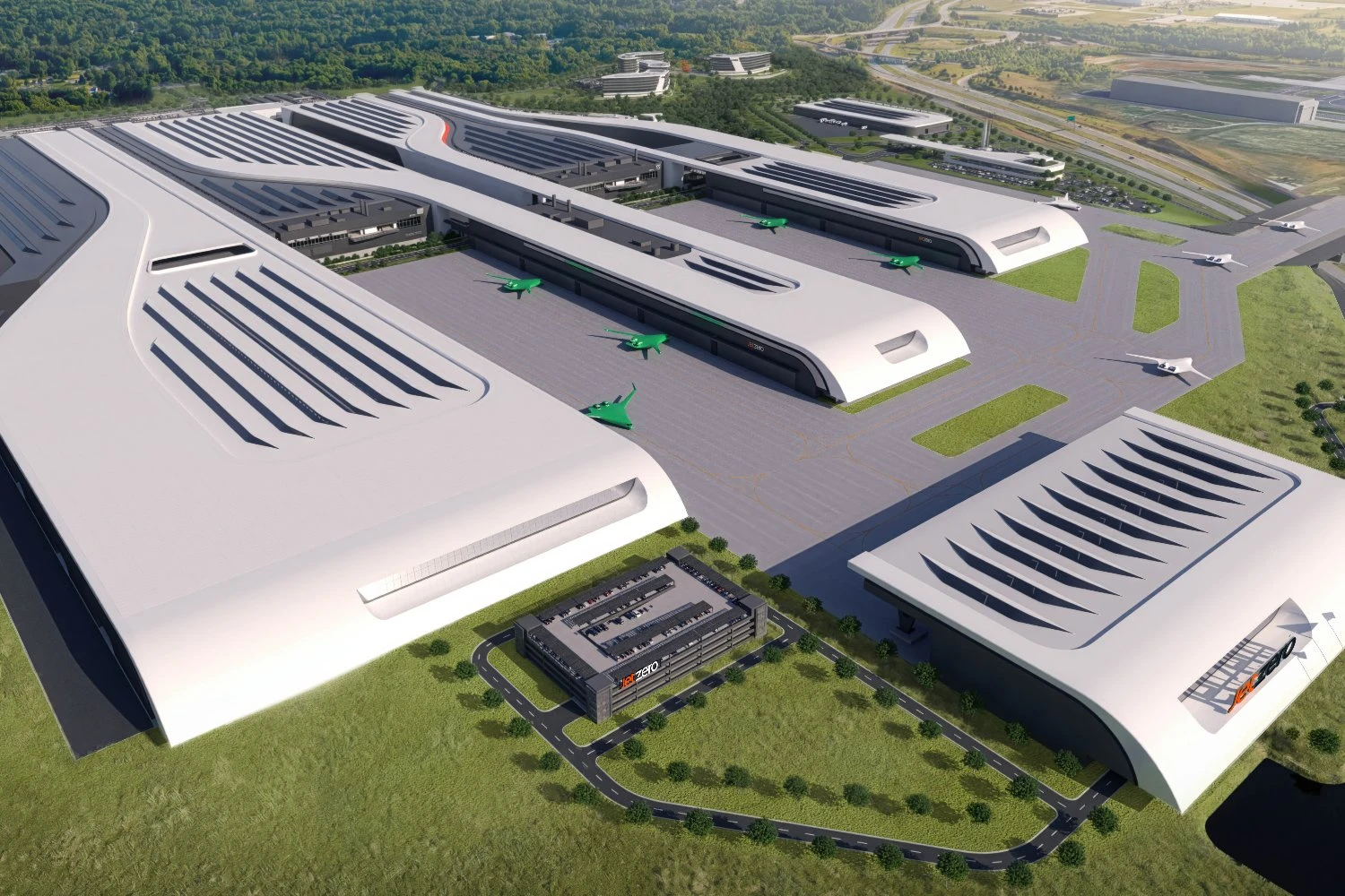 JetZero factory renderings