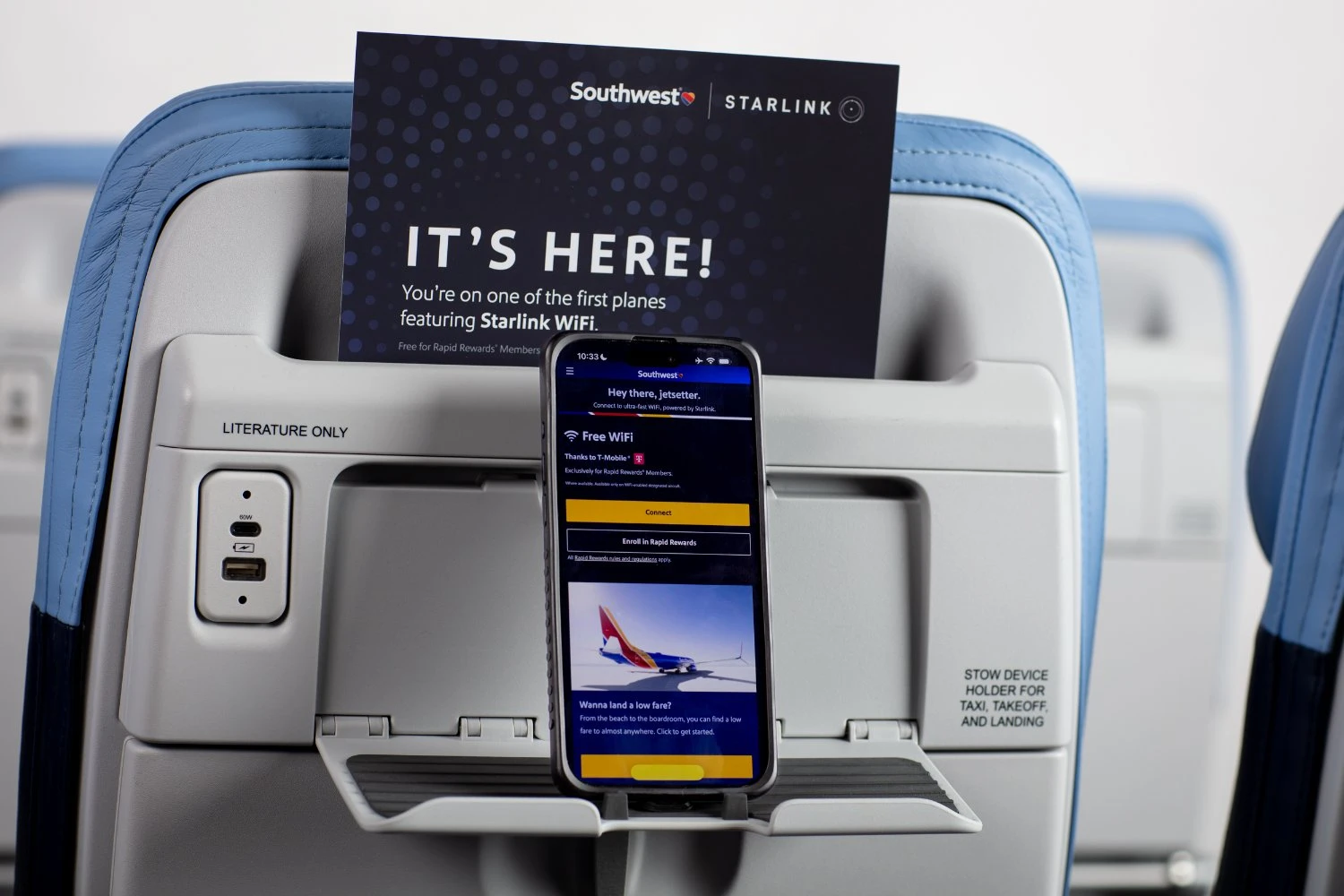 Starlink Wi-Fi available on Southwest aircraft