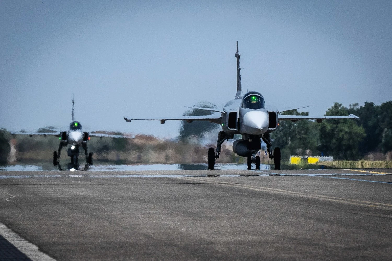 Two additional Gripen C fighter jets arrive in Hungary | SAAB
