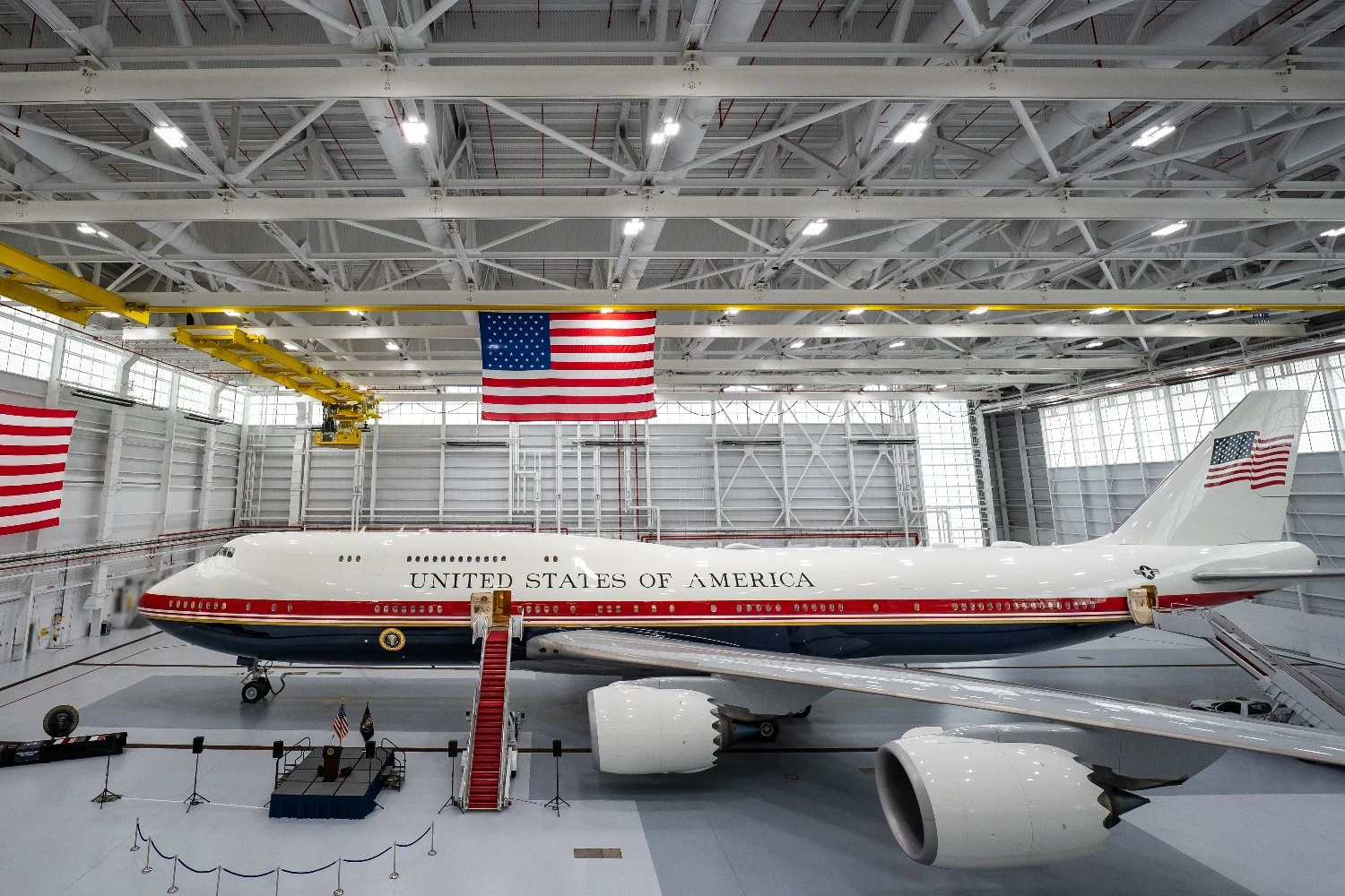 VC-25B Bridge aircraft