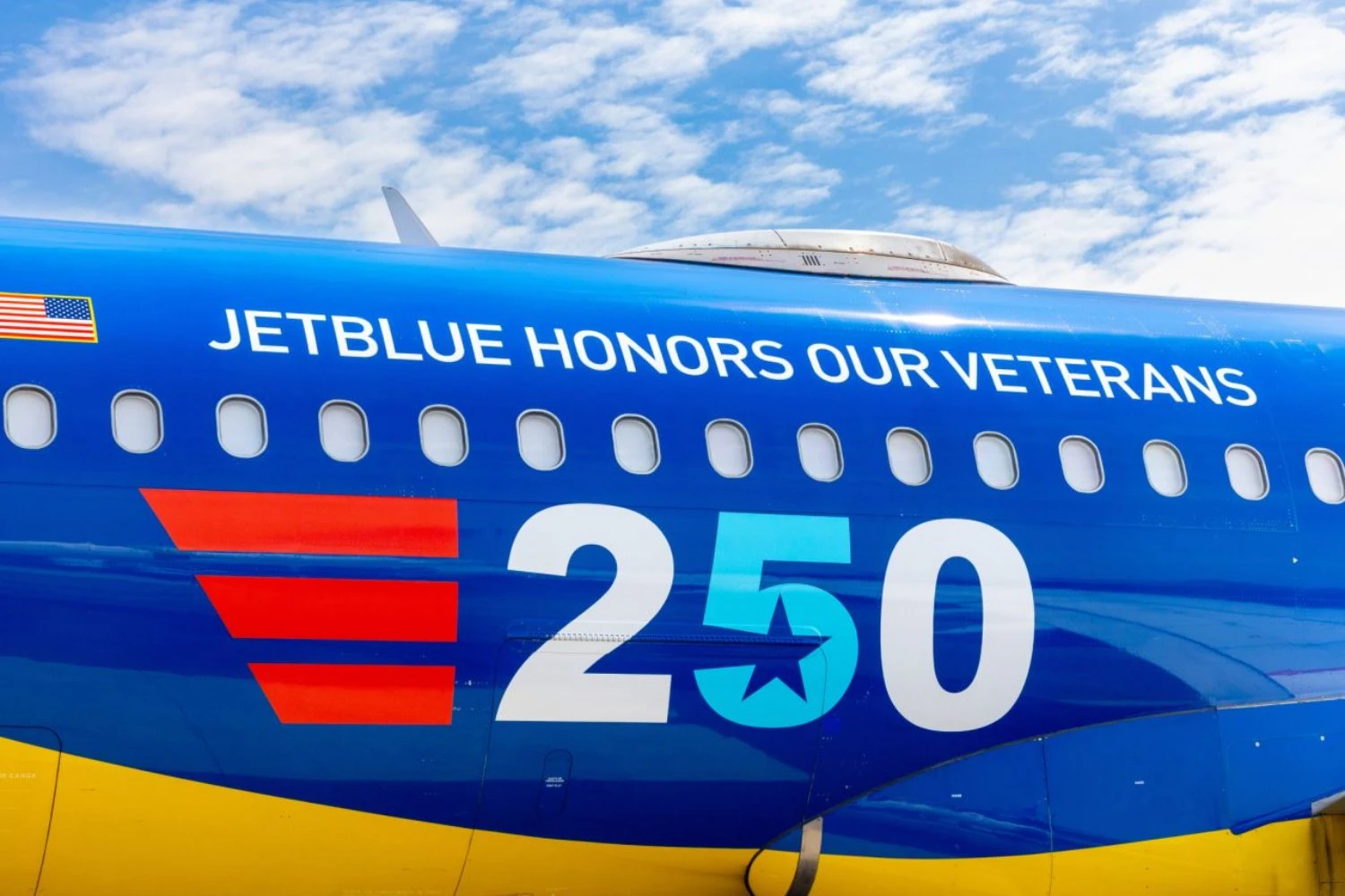 JetBlue "Vets in Blue" livery
