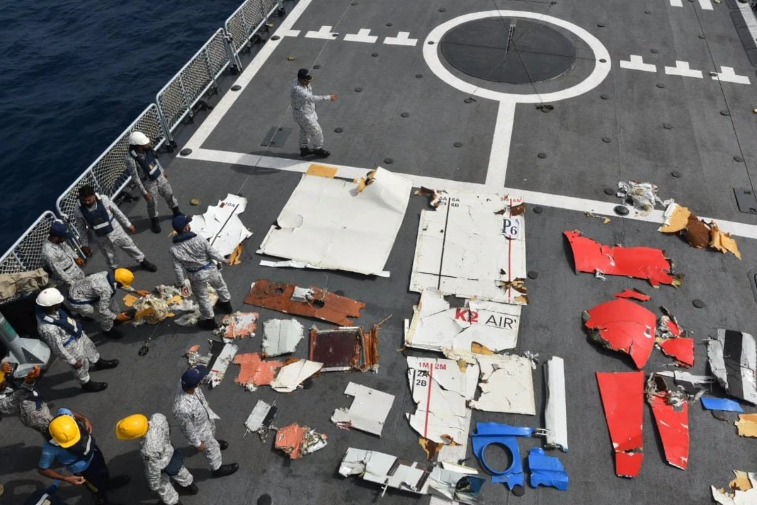 K2 Airways 737 wreckage