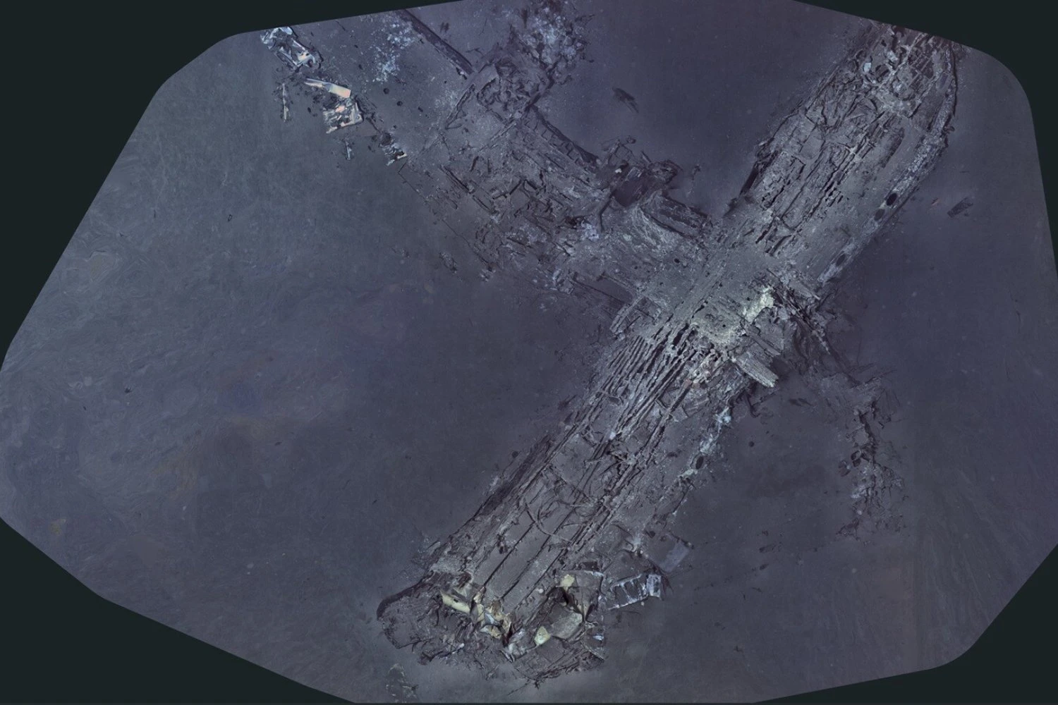 Wreckage of the Pan Am DC-4 "Clipper Endeavor"