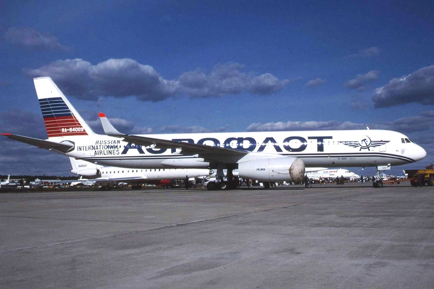 Aeroflot Tu-204 airliner