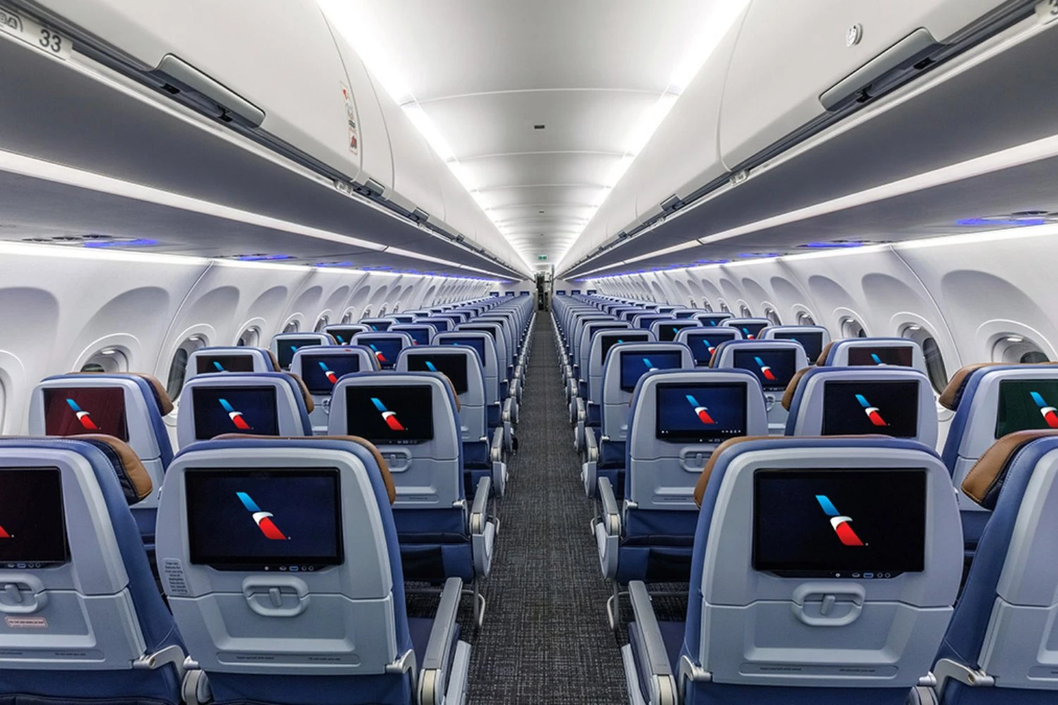 American Airlines seatback IFE