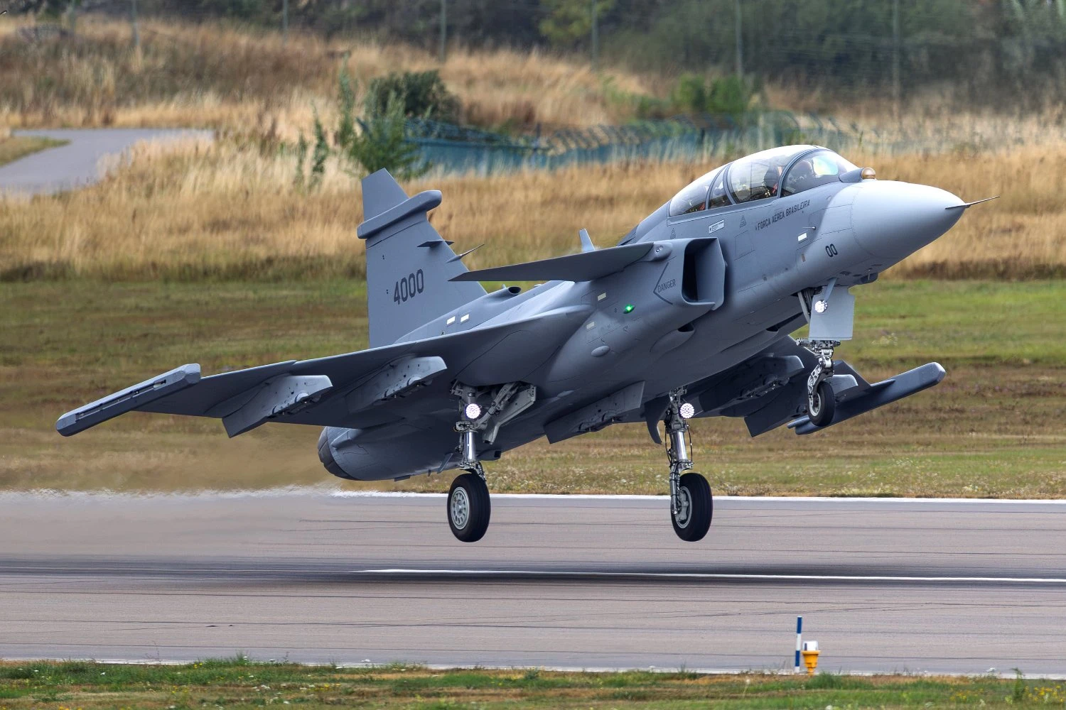 Gripen F maiden flight | SAAB