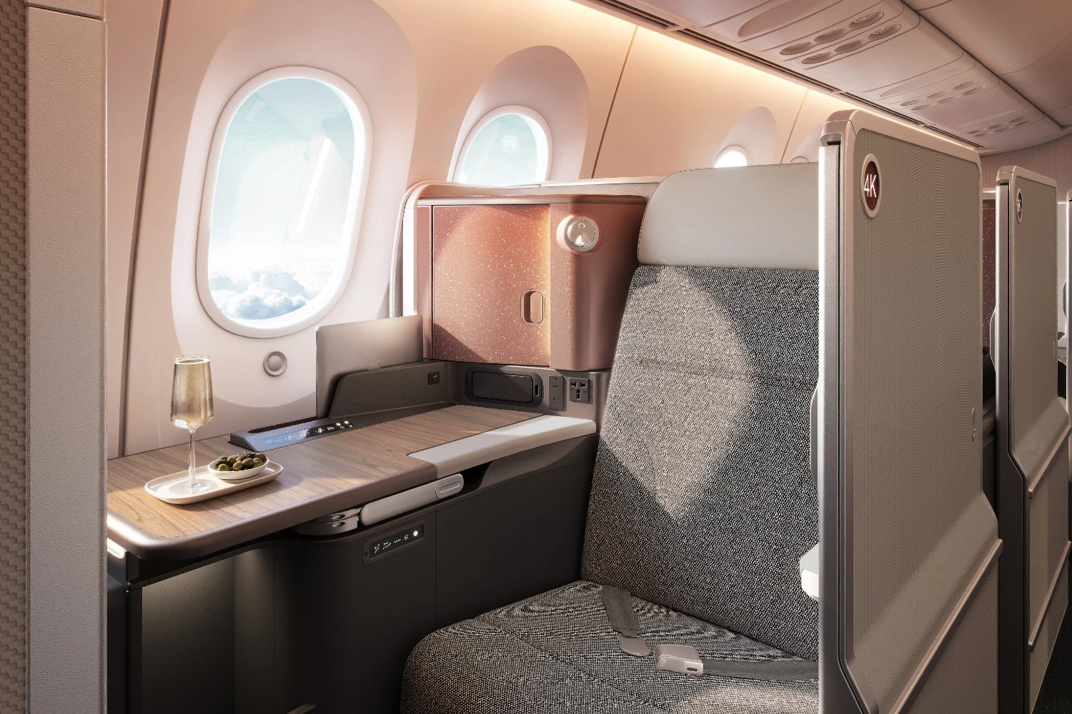 Qantas 787 Business suite