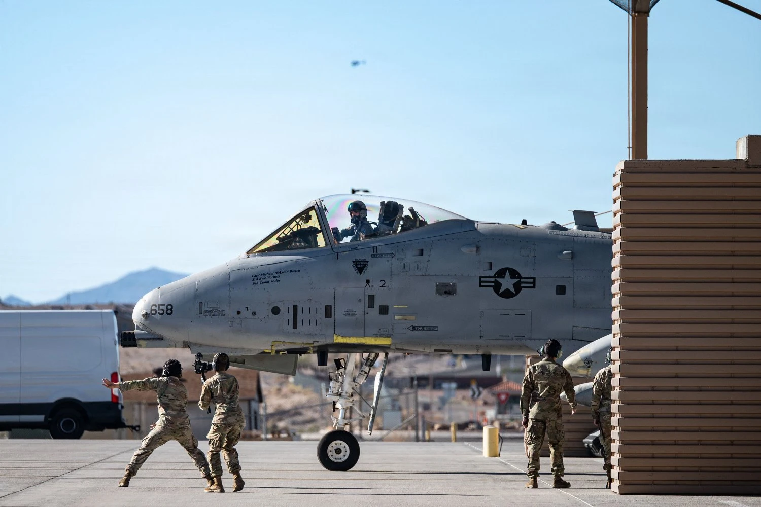 A-10 Thunderbolt bids farewell to Nellis Air Force Base