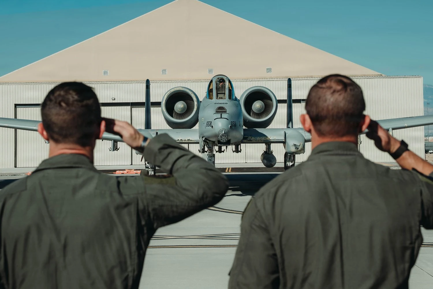 A-10 Thunderbolt bids farewell to Nellis Air Force Base