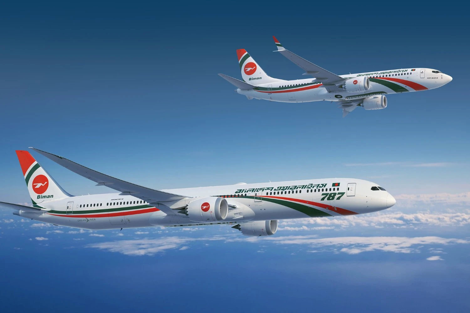 Biman Bangladesh Boeing 737 MAX and 787 jets | BOEING