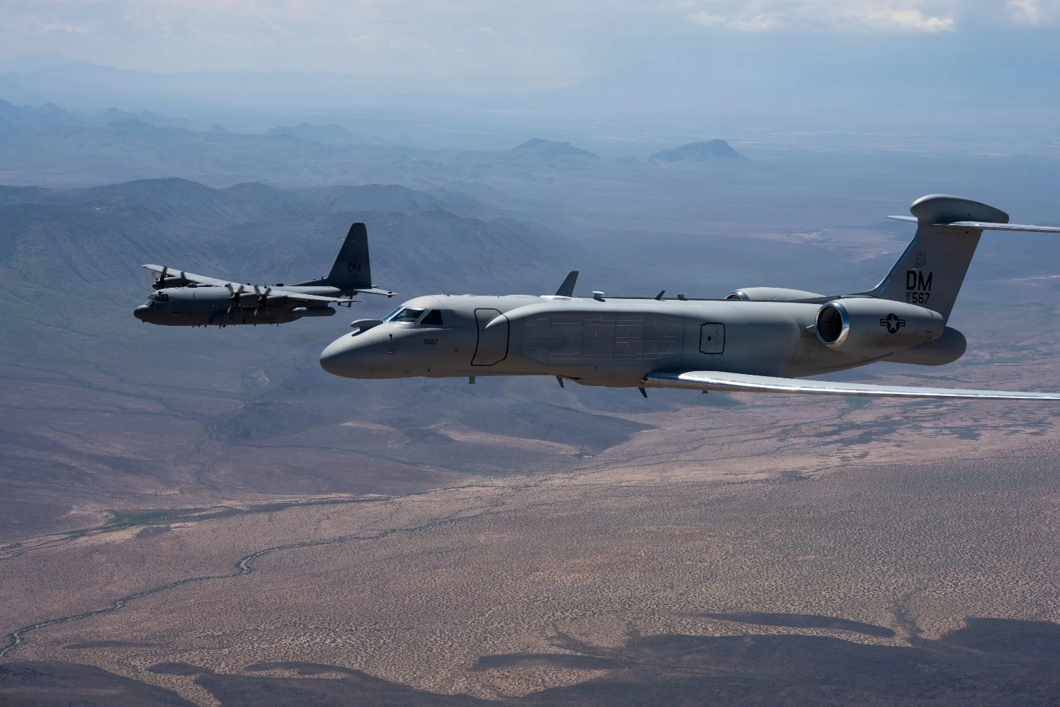 EC-130H and the new EA-37B | USAF