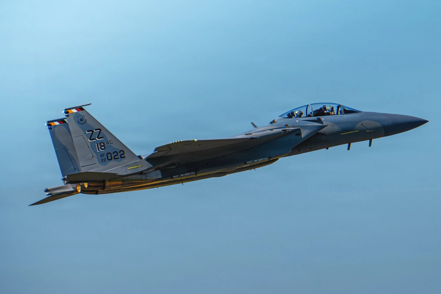 First F-15EX to be based in Japan takes off for Kadena Air Base | USAF