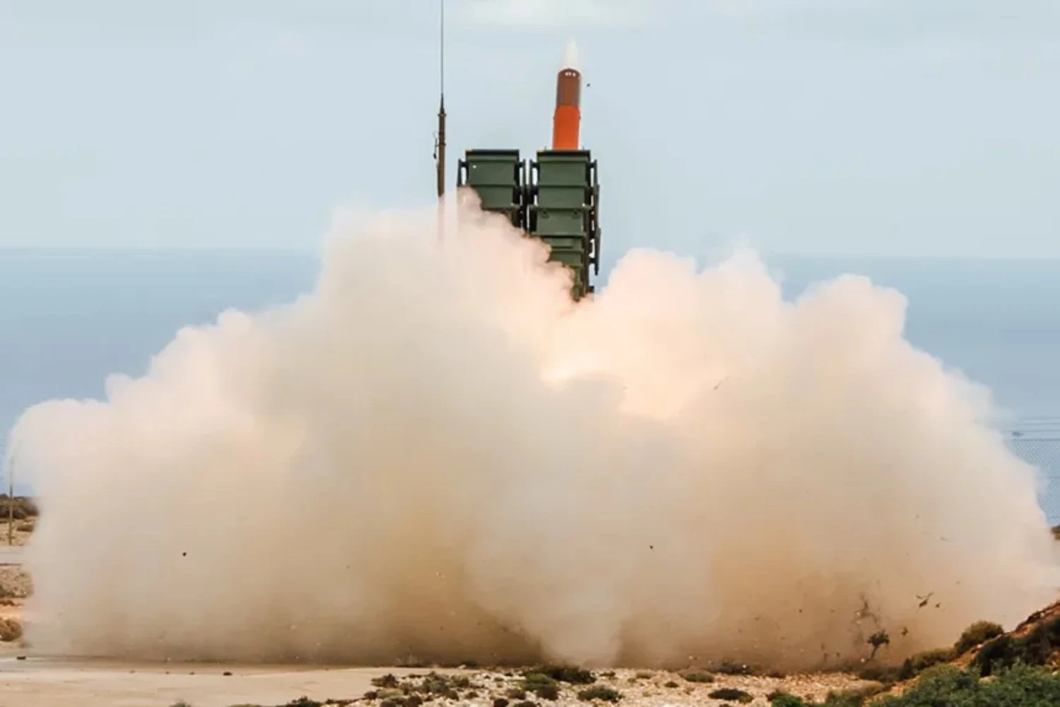 Armed Forces' first precision fire with the 103/Patriot Air Defense System