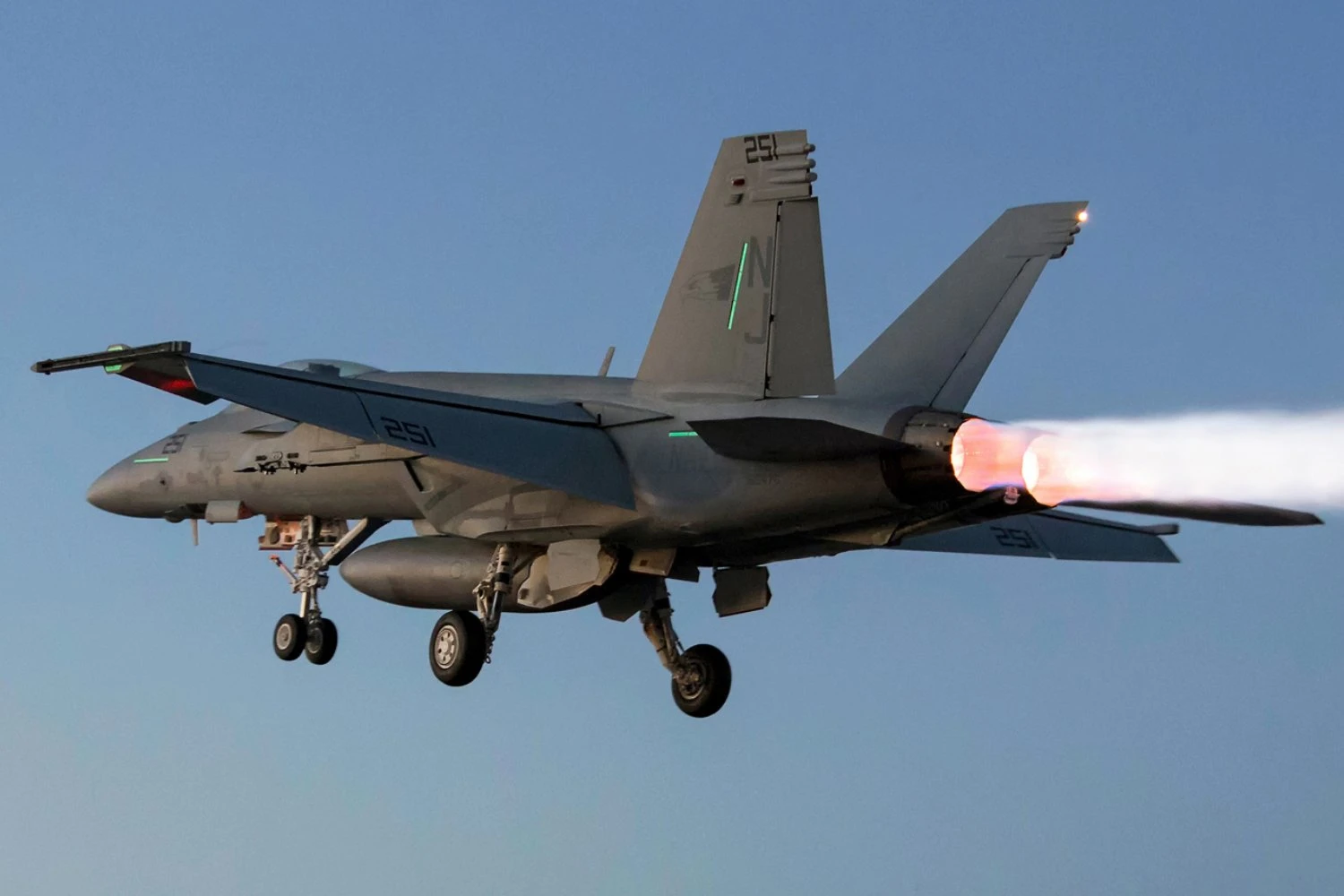 F/A18E Super Hornet with F414 engines